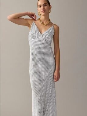 Gorgeousness! Polka dot Jcrew collection polka dot slip dress